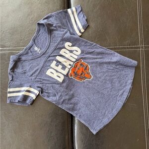 NFL - Bears Girl’s Short Sleeve Tee - Navy and Orange